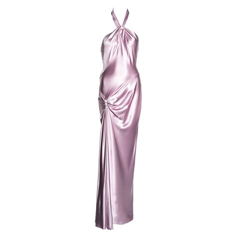 Christian Dior by John Galliano pink bias cut silk evening dress, .